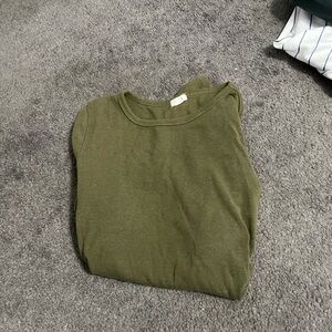 Garage Khaki Green Tee